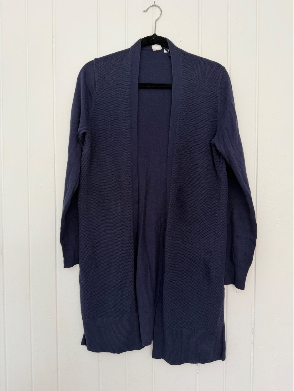 GAP Women's Navy Blue Long Cotton Cardigan Size Small